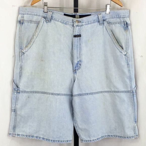 Marithe Francois Girbaud Other - Vtg Marithe Francois Girbaud Denim Shorts Blue Carpenter Size 42